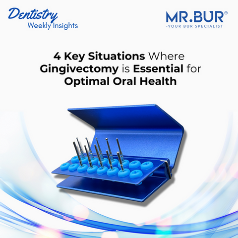 Image show the Best Mr Bur gingivectomy burs specialize for gum trimming and tissue adjustment