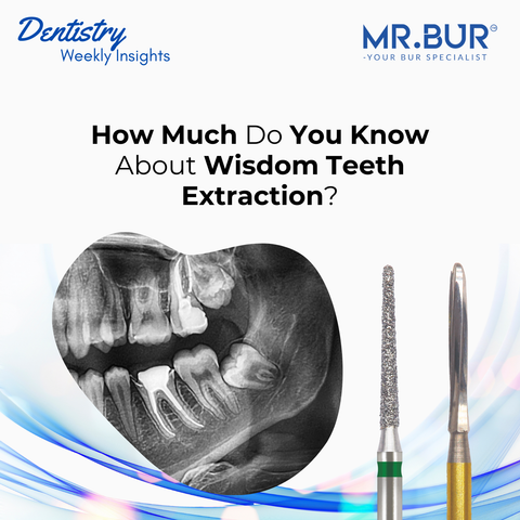 Blog cover image titled 'How much do you know about wisdom teeth extraction,' featuring a visual representation of wisdom teeth and dental tools, emphasizing the extraction process.