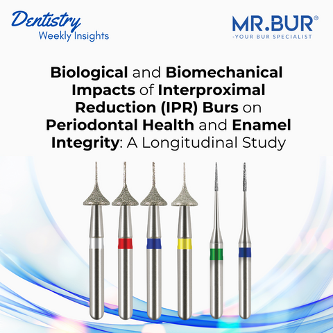 Biological and Biomechanical Impacts of Interproximal Reduction (IPR) Burs on Periodontal Health and Enamel Integrity: A Longitudinal Study