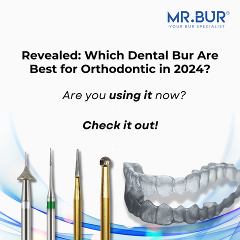 This picture explain which dental bur is the best choices for orthodontic. Mr. Bur Orthodontic kit is one of the best choices in the market compare to to brand such as Komet, Eagle Dental, Meisinger, Jota and Henry Schein