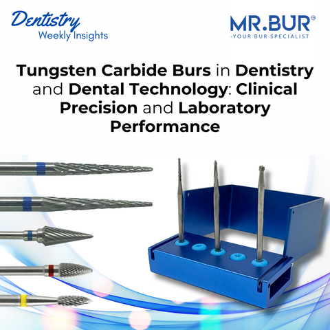 Mr. Bur tungsten carbide burs for dentistry and dental technology, delivering clinical precision and laboratory performance for efficient cutting and shaping.