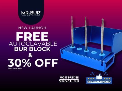 Best Mr. Bur Lindemann Kit ensures durable, precise bone cutting with a shark-tooth blade design, reducing surgery time and preserving bone tissue.