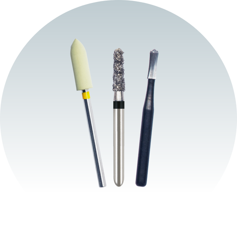 Mr. Bur best zirconia bur is designed for efficient cutting and trimming of zirconia restorations.