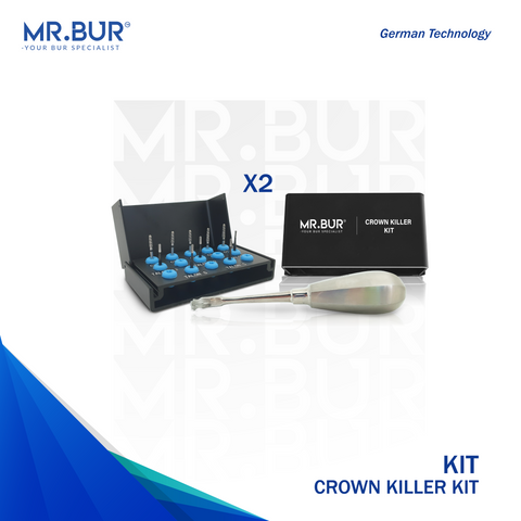 Crown Cutter Kit Mr. Bur for Crown Removal