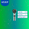 Mr. Bur TC104 CVD Coated Cross Cut Super Coarse Tungsten Carbide Bur for Plaster is ideal for plastering, restorative work, prosthodontics, denture technique, and 3D acrylic denture applications.