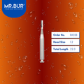 Mr. Bur RA558 Cylinder Carbide Dental Bur FG (Cross Cut, Plain Cut) are tools used in multiple dental procedures, ideal for anterior and posterior teeth, debonding, finishing, orthodontics, and pre-polishing.