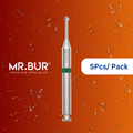 Enhance dental care with Mr. Bur 5pcs RA Carbide Long Neck Round Bur for anterior/posterior teeth, cavity prep, composite filling, endo access, decay removal, and trimming, achieve precision and efficiency.