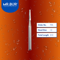 Mr. Bur 701L Taper Flat End Carbide Bur FG (Cross Cut) are tools used in multiple dental procedures, ideal for anterior and posterior tooth work, bone cutting, bone grafting, cavity preparation, crown preparation, removing decay/debris, sectioning wisdom teeth, trimming, and preparation.