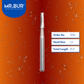 Mr. Bur 702L Taper Flat End Carbide Bur FG (Cross Cut) are tools used in multiple dental procedures, ideal for anterior and posterior tooth work, bone cutting, bone grafting, cavity preparation, crown preparation, removing decay/debris, sectioning wisdom teeth, trimming, and preparation.