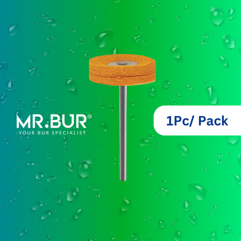 Mr. Bur's 1pc HP Valplast Polisher is ideal for achieving a high-quality polish on Valplast appliances and retainers, ensuring smooth and comfortable surfaces.