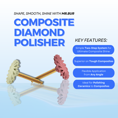 Best composite diamond polisher for excellent polishing results on any composite surface from smooth to high shine