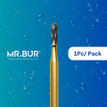 Optimize dental care with Mr. Bur 1pc Transmetal Carbide Bur FG Crown Cutter for precise crown cutting, old crown removal, and breaking crowns with accurate straight lines, including ceramic, zirconia, PFM, and metal.