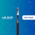 Enhance dental care with Mr. Bur 1pc Trihawk Talon 12 Crown Cutting Bur FG for breaking crowns messily, crown cutting, and removing old ceramic, zirconia, PFM, and metal crowns.