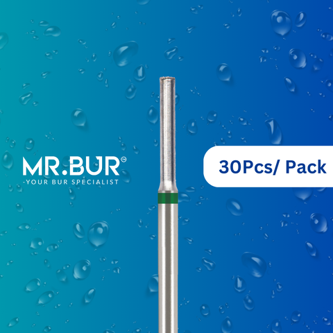 Enhance dental care with Mr. Bur 30pcs Depth Marker End Cutting Coarse Diamond Bur FG for precise crown preparation and margin marking, achieve superior accuracy and efficiency.