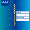 Mr. Bur Depth Marker Veneer Preparation Diamond Bur FG X1, 0.3mm, designed for precise depth control, minimal enamel reduction, and accurate veneer preparation for esthetic restorations.