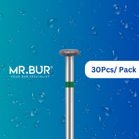 Optimize dental care with Mr. Bur 30 pcs Occlusal Surface Reduction Donut Coarse Diamond Bur FG for restorative work, crown removal/preparation, model fabrication, and occlusal incisor reduction.