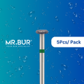 Optimize dental care with Mr. Bur 5 pcs Occlusal Surface Reduction Donut Coarse Diamond Bur FG for restorative work, crown removal/preparation, model fabrication, and occlusal incisor reduction.