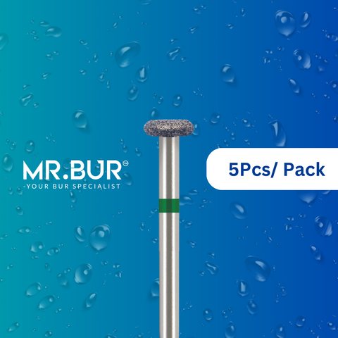 Optimize dental care with Mr. Bur 5 pcs Occlusal Surface Reduction Donut Coarse Diamond Bur FG for restorative work, crown removal/preparation, model fabrication, and occlusal incisor reduction.