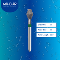 Mr. Bur 138 Occlusal Surface Reduction Double Cone Coarse Diamond Bur 811 FG are tools used in various dental procedures. ISO 806 314 038 534 036, Their double cone design is ideal for crown preparation, occlusal surface work, lingual reduction, model fabrication, prosthodontic applications, and restorative treatments.