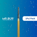 Mr. Bur's 1 pc ENDO-Z Carbide Bur FG is perfect for endo access, root canal prep, safe end, and safety trimming.