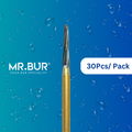 Mr. Bur's 30 pcs ENDO-Z Carbide Bur FG is perfect for endo access, root canal prep, safe end, and safety trimming.