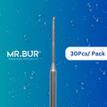 Mr. Bur's 30 pcs Endo Access Pulp Chamfer Carbide Bur RA is ideal for wisdom teeth, endo access, pulp chamfer access, and root canal preparation.