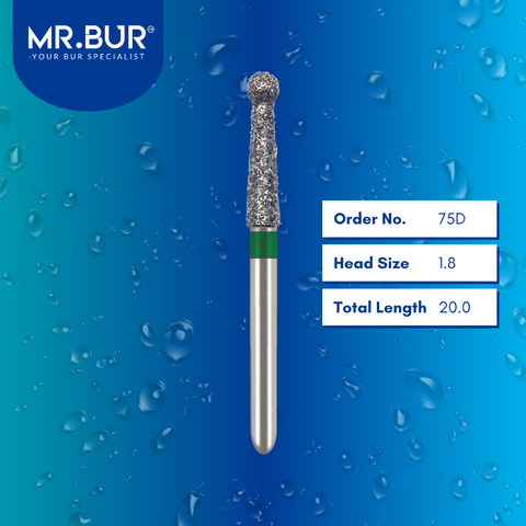 Mr. Bur 75D Endo Access Open Chamber Coarse Diamond Bur FG are tools used in multiple dental procedures, ideal for endo access, open access, removing decay/debris, root canal preparation, and trimming.