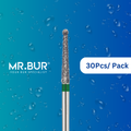 Mr. Bur's 30pcs Endo Access Open Chamber Coarse Diamond Bur FG is perfect for endo access, open access, decay and debris removal, root canal prep, and trimming.