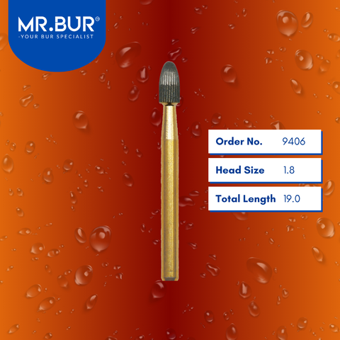 Mr. Bur 9406 Debonding Finishing Carbide Dental Bur FG is ideal for debonding procedures.