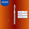 Mr. Bur 7404UF Egg Finishing Carbide Dental Bur FG are tools used in multiple dental procedures, ideal for compoShape bur, composite finishing and polishing, debonding, lingual finishing and polishing, occlusal finishing and polishing, and pre-polishing.