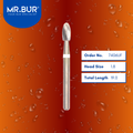 Mr. Bur 7406UF Egg Finishing Carbide Dental Bur FG are tools used in multiple dental procedures, ideal for compoShape bur, composite finishing and polishing, debonding, lingual finishing and polishing, occlusal finishing and polishing, and pre-polishing.