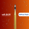 Mr. Bur's 30pcs Flame Finishing Carbide Dental Bur FG is ideal for composhape, composite polishing, debonding, and pre-polishing.