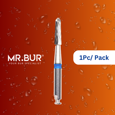 Mr. Bur's 1pc RA Finishing Carbide Dental Bur is specifically designed for debonding.