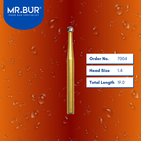 Mr. Bur 7004 Round Ball Finishing Carbide Dental Bur FG are tools used in multiple dental procedures, ideal for composhape, crown preparation, debonding, orthodontic treatment, pre-polishing, and veneer preparation.