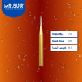 Mr. Bur 7114 Taper Flat End Finishing Carbide Dental Bur FG are tools used in multiple dental procedures, ideal for cavity preparation, compoShape bur, composite polishing, debonding, pre-polishing, and tangential polishing.