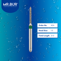 Mr. Bur 885 straight torpedo diamond bur 42A are tools used in multiple dental procedures. ISO 806 314 130 534 010 FG, Their straight torpedo heads are ideal for cavity preparation, trimming and lingual buccal reduction