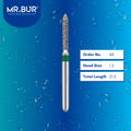 Mr. Bur 885 straight torpedo diamond bur 44 are tools used in multiple dental procedures. ISO 806 314 130 534 012 FG, Their straight torpedo heads are ideal for cavity preparation, trimming and lingual buccal reduction