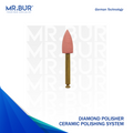 Mr. Bur Diamond Polisher for all ceramics and veneers, designed for high-gloss finishing and smooth surface refinement, ensuring optimal aesthetics and durability.