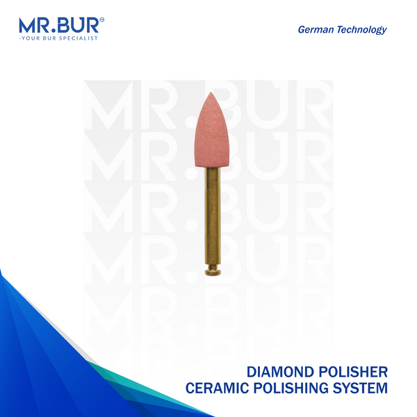 Diamond Polisher For Zirconia – High Gloss Polishing Bur – Dental Lab HP0712