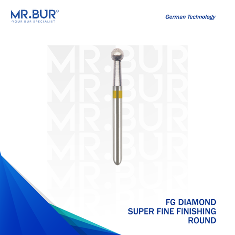 The #1 Best Super Fine Finishing Round FG Diamond Bur Mr. Bur offers the best online dental burs and is a Better Choice than Meisinger, Mani, Shofu, Eagle Dental, Trihawk, Suitable for Dental Cases.