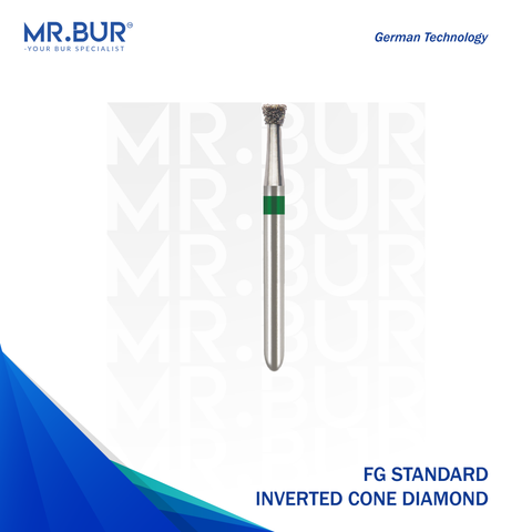 This is the FG Inverted Cone dental bur sold by mr bur the best supplier of diamond dental burs