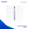 The #1 Best Contra Angle Peach Diamond Bur RA. Mr. Bur offers the best online dental burs and is a Better Choice than Meisinger, Mani, Shofu, Eagle Dental, Trihawk, Suitable for Dental Cases.