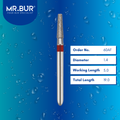 Mr. Bur Fine Grit Pre-Polishing Inlay Onlay Diamond Bur 5pcs FG 60AF, 1.4mm, designed for precise contouring, smooth finishing, and optimal pre-polishing in inlay and onlay restorations.