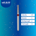 Mr. Bur Fine Grit Pre-Polishing Inlay Onlay Diamond Bur 5pcs FG 60BF, 1.6mm, ensures smooth finishing, precise contouring, and optimal pre-polishing for inlay and onlay restorations.