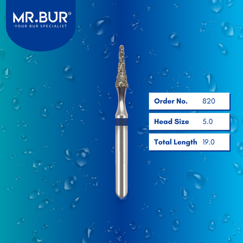 Mr. Bur 820 Mosquito IPR Diamond Bur FG are tools used in multiple dental procedures, ideal for anterior and posterior teeth, braces, Invisalign, interproximal reduction, and other aligner brands.\