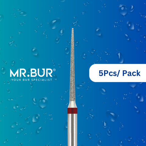 Mr. Bur's 5pcs Super Needle IPR Diamond Bur FG is ideal for anterior teeth, braces, Invisalign, interproximal reduction, and other aligner brands.