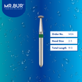 Mr. Bur 145A Occlusal Surface Reduction Lenticular Coarse Diamond Bur 825 FG are tools used in various dental procedures.  ISO 806 314 304 534 023, Their lenticular design is ideal for prosthodontic applications, restorative treatments, crown cutting, crown preparation, model fabrication, crown & bridge techniques, and occlusal incisors reduction.