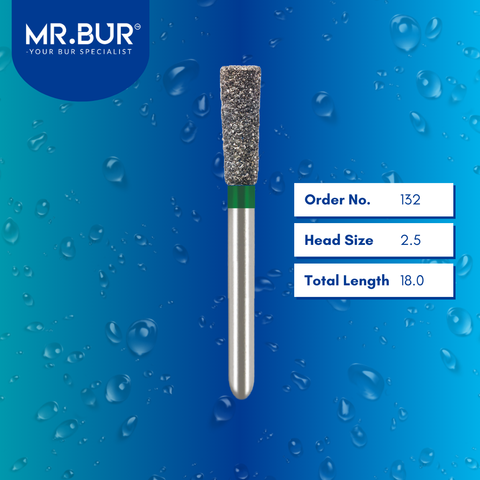 Mr. Bur 807 long inverted cone diamond bur 132 are tools used in many dental procedures. ISO 806 314 225 534 025 FG, Their mini round heads are ideal for for different purposes, including crown preparation, cavity preparation, removing and adjusting restorations.