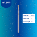 Mr. Bur HP9551 Carbide Fissure MOS Bur HP is used in multiple dental procedures, ideal for bone cutting, bone grafting, sectioning wisdom teeth, and separating teeth.