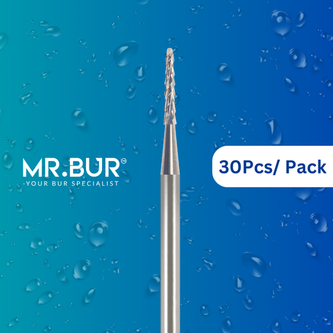 Mr. Bur's 30pcs HP162 Lindemann Bur HP Bone Cutting is ideal for oral surgery, separation, bone grafting, and bone cutting.